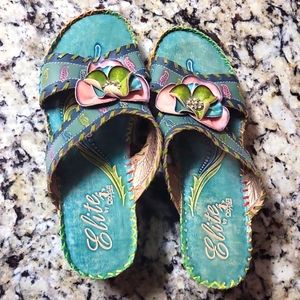 Elite by Corkys Floral Sandals
